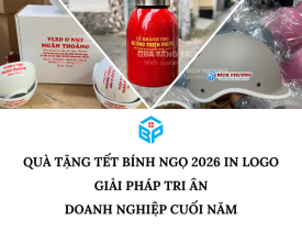 QUÀ TẶNG TẾT BÍNH NGỌ 2026 IN LOGO – GIẢI PHÁP TRI ÂN DOANH NGHIỆP CUỐI NĂM