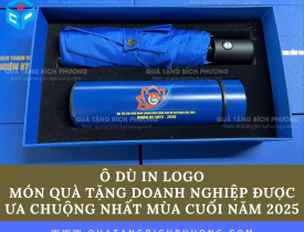 Ô DÙ IN LOGO – MÓN QUÀ TẶNG DOANH NGHIỆP ĐƯỢC ƯA CHUỘNG NHẤT MÙA CUỐI NĂM 2025