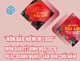 “NÓN BẢO HIỂM IN LOGO” – MÓN QUÀ TẾT BÍNH NGỌ 2026 ĐƯỢC DOANH NGHIỆP SĂN ĐÓN CUỐI NĂM
