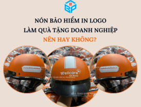 NÓN BẢO HIỂM IN LOGO LÀM QUÀ TẶNG DOANH NGHIỆP: NÊN HAY KHÔNG? 