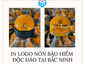 IN LOGO NÓN BẢO HIỂM ĐỘC ĐÁO TẠI BẮC NINH