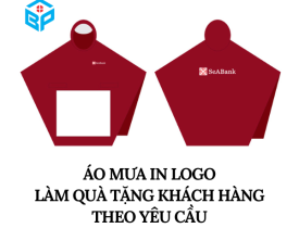 ÁO MƯA IN LOGO LÀM QUÀ TẶNG KHÁCH HÀNG THEO YÊU CẦU