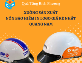 XƯỞNG SẢN XUẤT NÓN BẢO HIỂM IN LOGO GIÁ RẺ NHẤT QUẢNG NAM