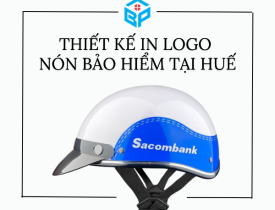 THIẾT KẾ IN LOGO NÓN BẢO HIỂM TẠI HUẾ