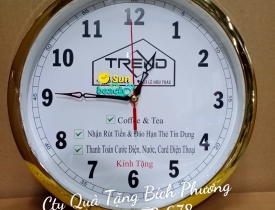 Những lưu ý khi lựa chọn đồng hồ treo tường in logo
