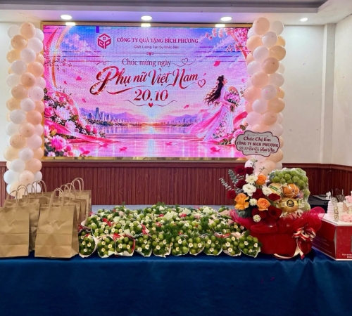 RECAP TIỆC 20/10 TẠI QUÀ TẶNG BÍCH PHƯƠNG