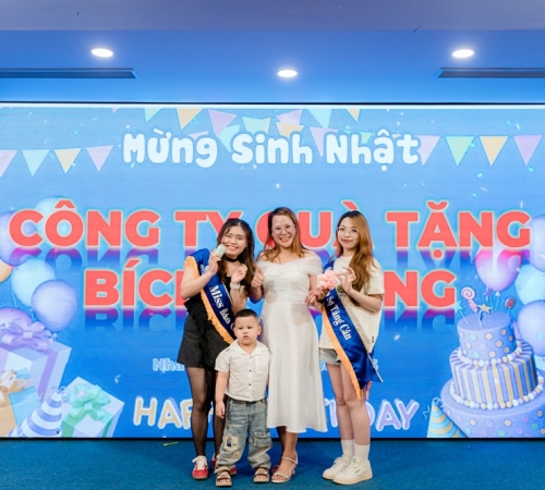 KỶ NIỆM 2 NĂM THÀNH LẬP CÔNG TY QUÀ TẶNG BÍCH PHƯƠNG – HÀNH TRÌNH 9/5/2023 – 9/5/2025