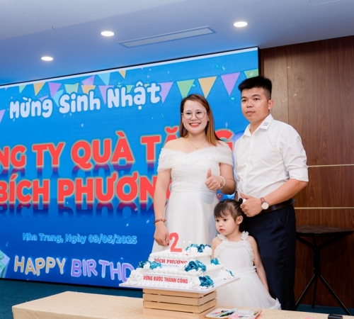 KỶ NIỆM 2 NĂM THÀNH LẬP CÔNG TY QUÀ TẶNG BÍCH PHƯƠNG – HÀNH TRÌNH 9/5/2023 – 9/5/2025