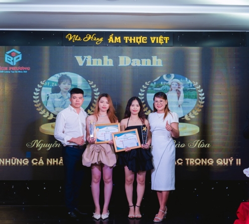 LỄ TỔNG KẾT HOẠT ĐỘNG KINH DOANH QUÝ 2/2025 – QUÀ TẶNG BÍCH PHƯƠNG