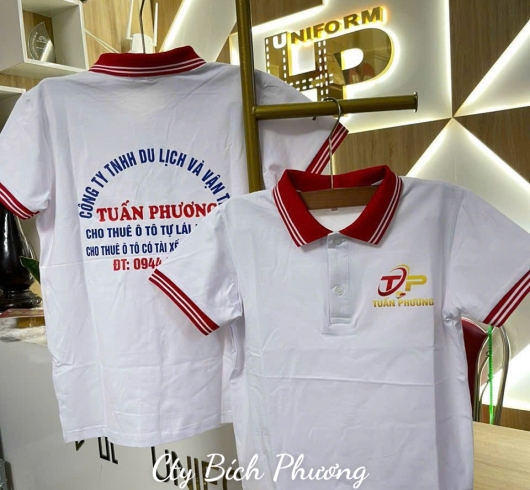 IN ÁO ĐỒNG PHỤC CÔNG TY DU LỊCH 