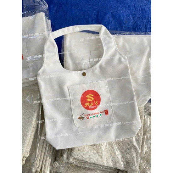 TÚI CANVAS IN LOGO THEO YÊU CẦU – GIẢI PHÁP QUÀ TẶNG THÂN THIỆN, THƯƠNG HIỆU RÕ RÀNG
