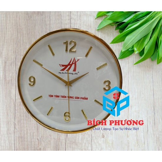 ĐỒNG HỒ TREO TƯỜNG VIỀN XI SỐ NỔI 1