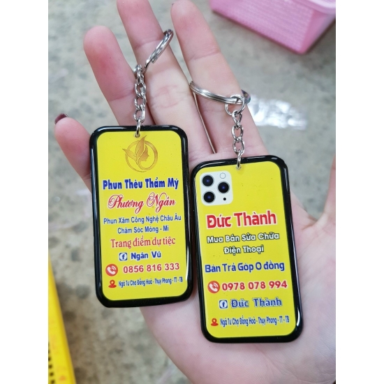 IN MÓC KHÓA HÌNH ĐIỆN THOẠI